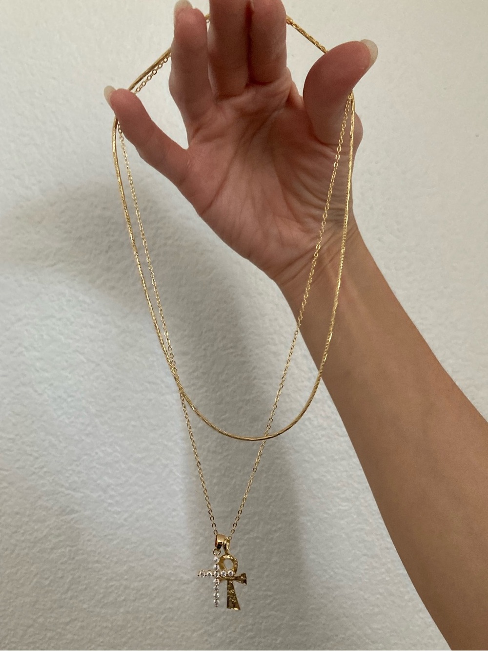 New Vanessa Mooney THE ANKH CROSS NECKLACE - Picture 4 of 9